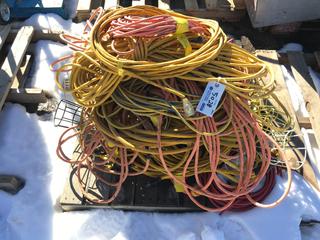 Quantity of Electrical Extension Cord & (1) Set of Cord Lights.