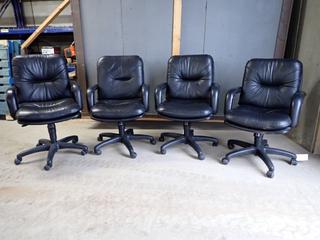 (4) Office Chairs w/ Castors.