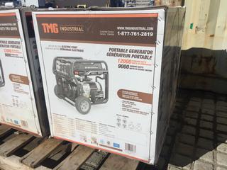 TMG Industrial Portable Generator 12000 Starting Watts. 9000 Running Watts.