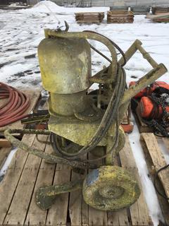 Cart Mounted Airless Paint Sprayer.