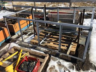 (2) Steel Storage Crates, Steel Rod and Rebar.