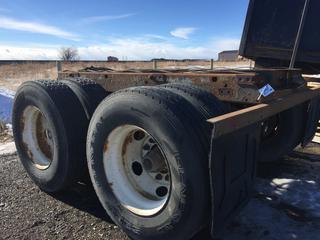 Semi Trailer Tandem Dual Axles c/w 11R 22.5 Tires.