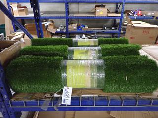 (3) Rolls of Artificial Grass, 3m x 1m Each.