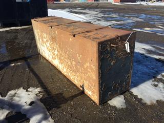 Metal Tool Box 8' x 23 1/2" x 33 1/2".