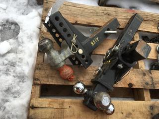 (2) Adjustable Hitches c/w 1 7/8" and 2 5/16" Balls.