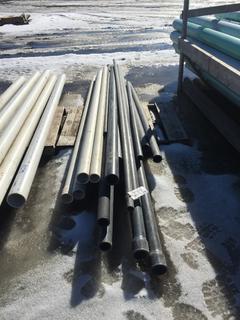 Pallet of PVC Pipe White & Black. Various Sizes