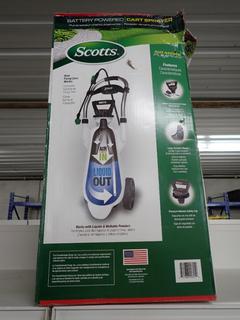 Scotts Battery Powered Cart Sprayer 12L/3 Gallons.