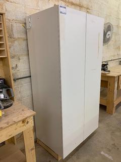 2-Door Cabinet, 3'x 2'x 74.5".