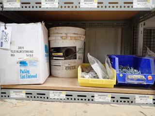 Quantity of Assorted Wood Dowels, Bolts, Nuts and Washers.