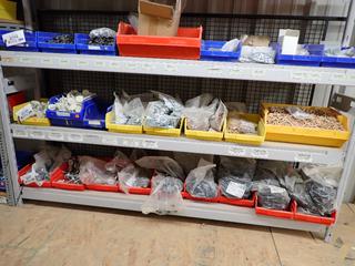 Quantity of Assorted Wood Dowels, Plastic Pins and Countertop Fasteners.