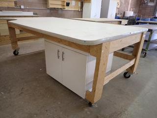 Custom Built Work Bench, 9'x 5'x 36".