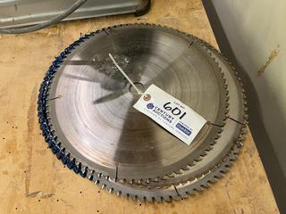 (3) Used & (1) New FS Tool S23352 Industrial Carbide Tipped Saw Blades, 350mm.