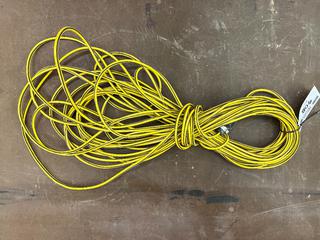 Yellow/Black Extension Cord.