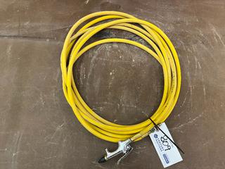 1/4" 300psi Air Hose c/w Blow Gun.