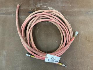 (2) Air Hoses, Missing One End.