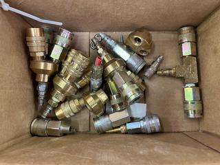 Quantity of Brass Air Hose Fittings.