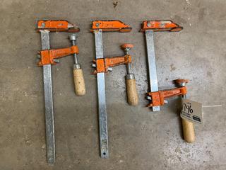 (2) 12" & (1) 6" Bar Clamps.