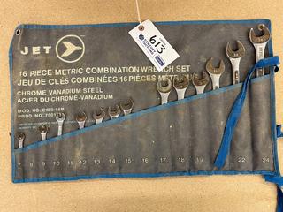 Jet Metric Combination Wrench Kit, Incomplete.