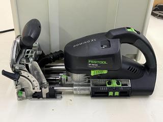 Festool Domino XL DF700 EQ Joining Machine c/w Case & Beech Tenons.