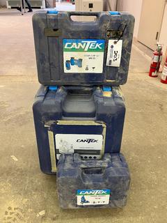 Cantek Portable Edge Bander c/w PD80 Power Trimmer & VH03 Vacuum Clamp Set.