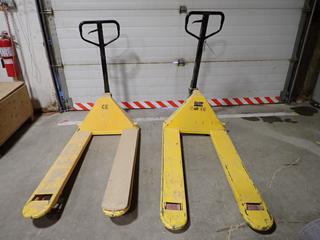 (1) GS 2500 Kg Pallet Jack and (1) Pallet Jack, *Requires Repair*.