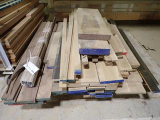 Quantity of Various Lengths & Widths of Walnut & White Oak.