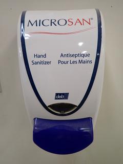 Quantity of Wall Mounted Hand Sanitizer Dispensers.