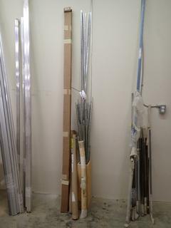 Quantity of Assorted Slotted Channel & Rods.