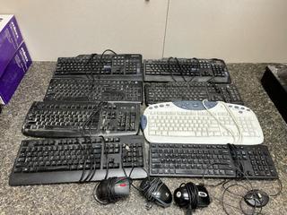 Quantity of Assorted Keyboards & Mice.