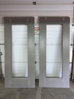 (2) Fire Rated Doors, No Glass, 3' x 83".