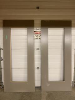 (2) Fire Rated Doors, No Glass, 3' x 83".