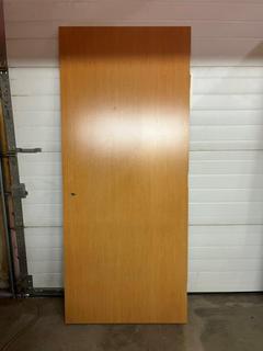 Wood Grain Door, 83 1/2" x 35 1/2".