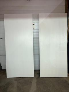 (2) White Doors, 35 1/2" x 81.5".