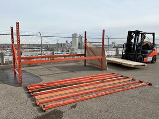 Pallet Racking, 151" x 5' x 80", Disassembled.