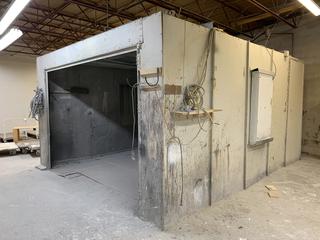 Paint Booth 16' x 13' x 8'.