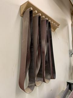 Assorted 6" Sanding Belts.