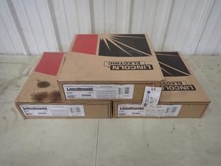 Qty Of (3) Boxes Of Lincoln Electric Lincolnweld 3/32in Welding Wire 