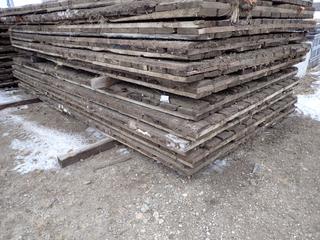 Qty Of (5) 16ft X 6ft Wood Rig Mats *Note: Rig Mats On Top Not Included*