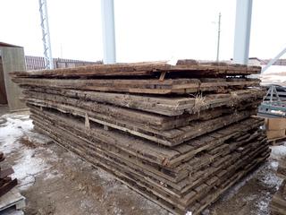 Qty Of (5) 16ft X 6ft Wood Rig Mats *Note: Rig Mats On Bottom Not Included*