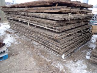 Qty Of (5) 16ft X 6ft Wood Rig Mats *Note: Rig Mats On Top Not Included*