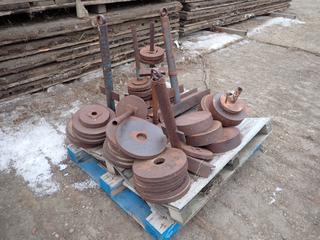 Qty Of Custom Made Counterweights And Counterweight Holders