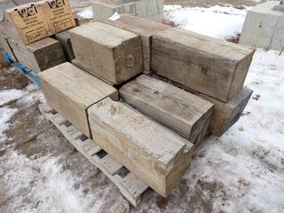 (1) Pallet Of 2ft X 12in X 12in Wood Blocking