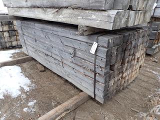 Qty Of 8ft X 4in X 4in Pieces Of Dunnage *Note: Dunnage On Top Not Included*