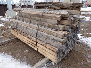 Qty Of 8ft X 4in X 4in Pieces Of Dunnage