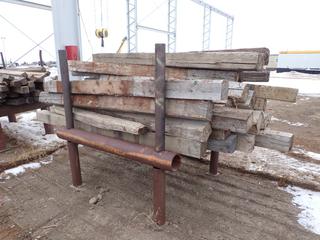 67in X 61in X 67in Steel Rack C/w Qty Of Assorted Size Pieces Of Dunnage