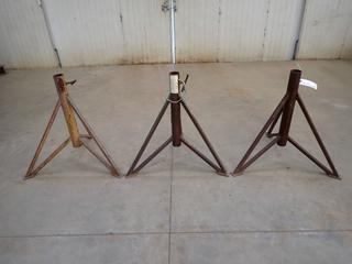 Qty Of (3) Pipe Stand Bases