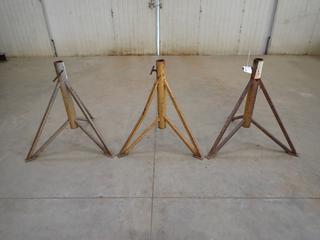 Qty Of (3) Pipe Stand Bases