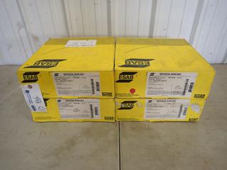 Qty Of (3) Boxes Of ESAB Spoolarc 65 0.045in And (1) Box Of 0.035in Welding Wire 