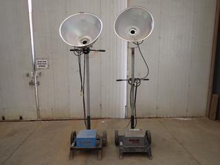 (2) Mckay Lite Model 1000MH-HB 1000W 120V Single Phase Portable Light Towers. SN 08101355, SN 9906214 *Note: No Light Bulbs*