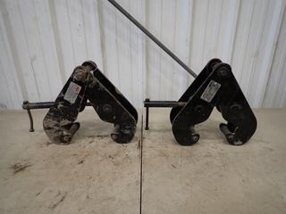 (1) CM 3-Ton Beam Clamp C/w (1) Dayton Model 3KR13A 3-Ton Beam Clamp